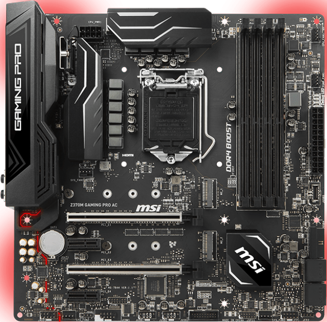 MSI Z370M Gaming Pro AC - Motherboard Specifications On MotherboardDB